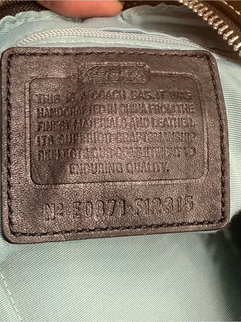 COACH SOHO SIGNATURE PATCHWORK DEMI HOBO